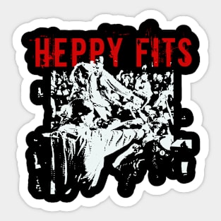 heppy fits get it on Sticker